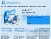 Tablet Screenshot of katalogistron.eu